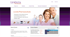 Desktop Screenshot of levoltapharma.com