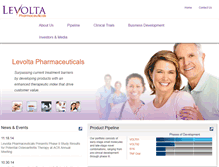 Tablet Screenshot of levoltapharma.com